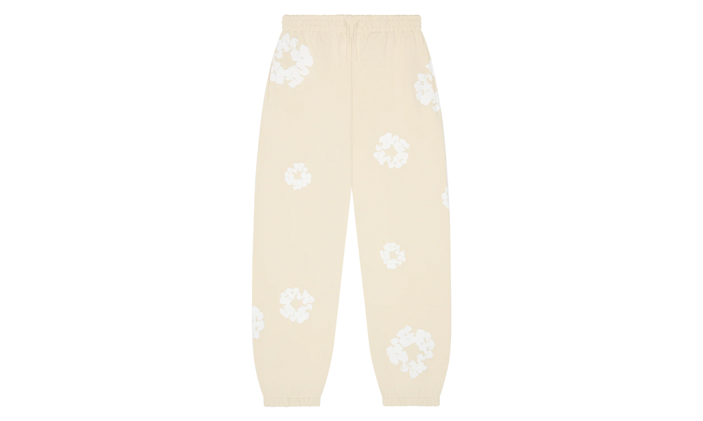 Cotton Wreath Sweatpants "Oatmeal" DT259