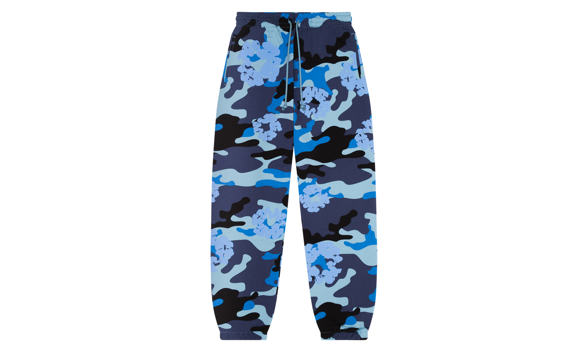 Cotton Wreath Sweatpants "Blue Camo" DT129