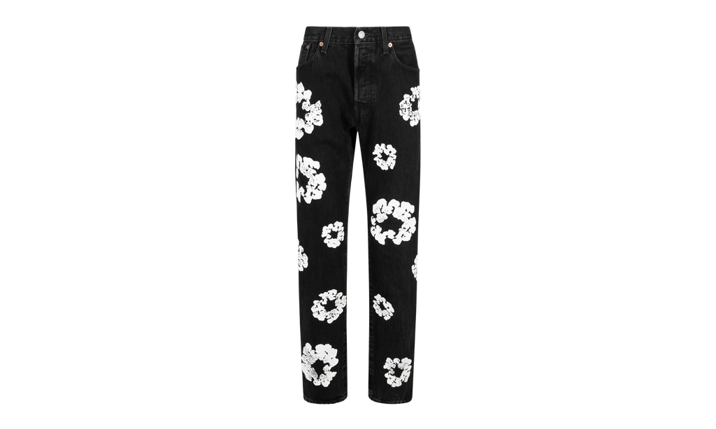 The Cotton Wreath Denim Jeans "Black" DT23