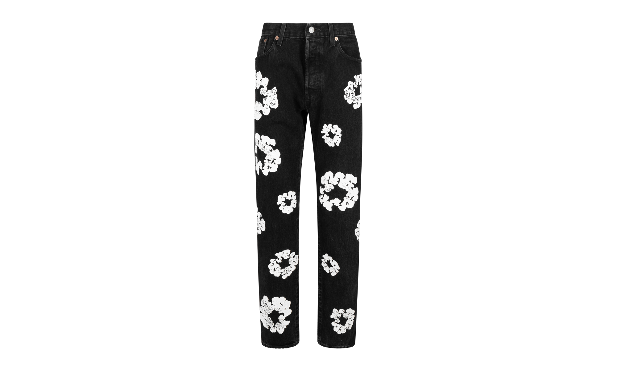 The Cotton Wreath Denim Jeans "Black" DT23