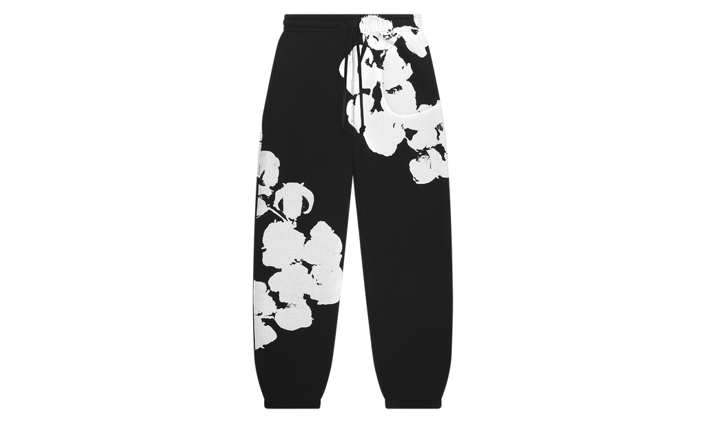Big Cotton Wreath Sweatpants "Black" DT096