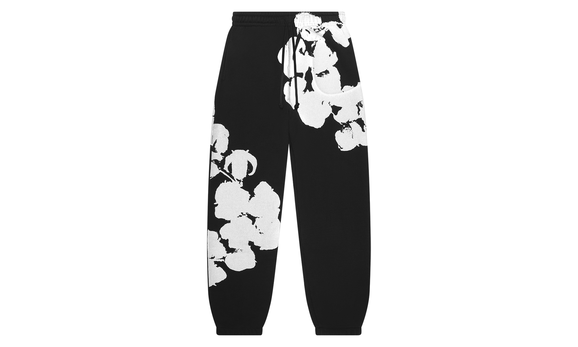 Big Cotton Wreath Sweatpants "Black" DT096