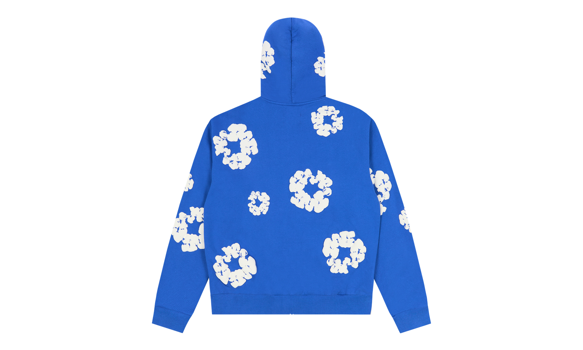 Cotton Wreath Zip Hoodie Blue "Blue" DT157