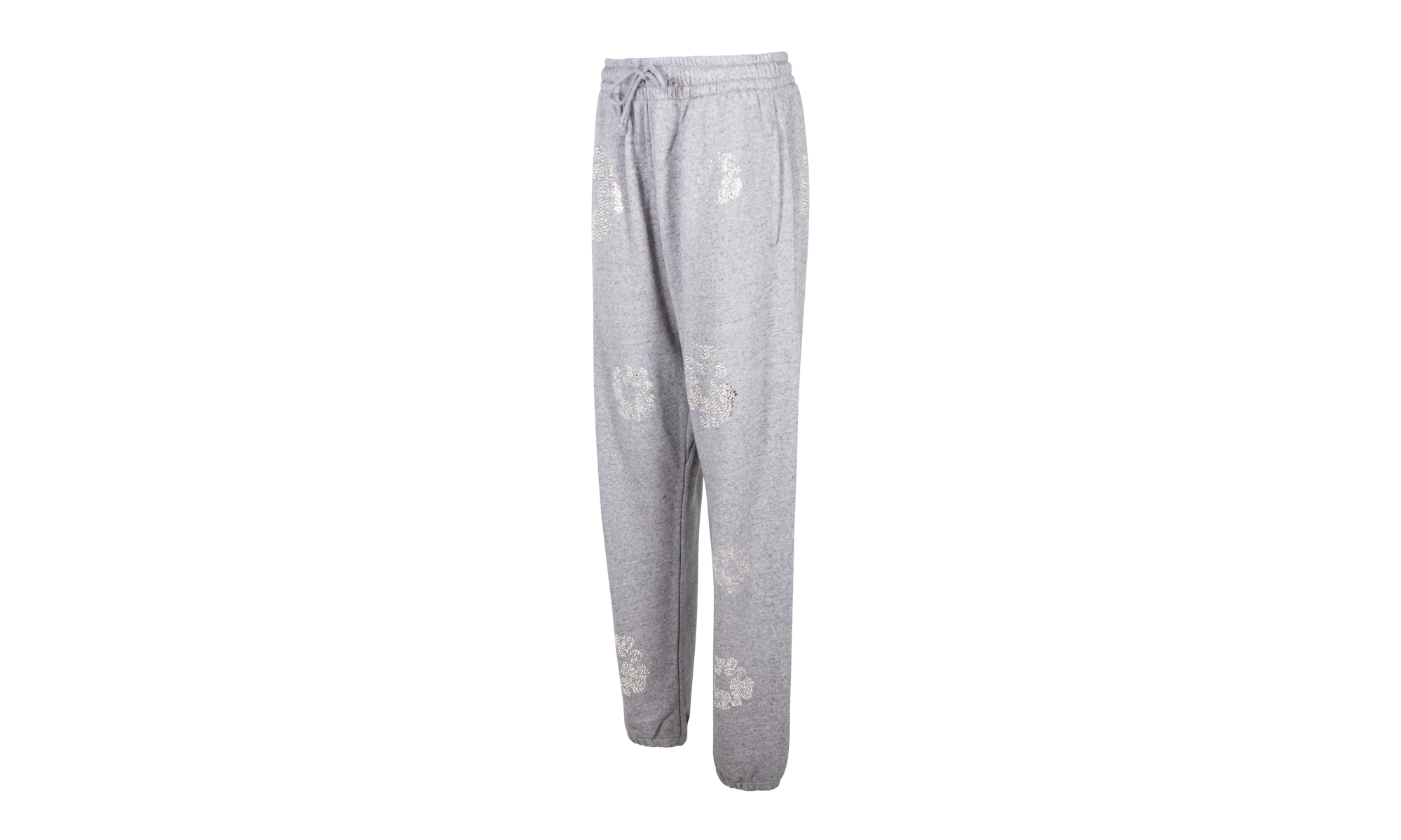 Cashmere Swarovski Cotton Wreath Sweatpants "Grey" DT079