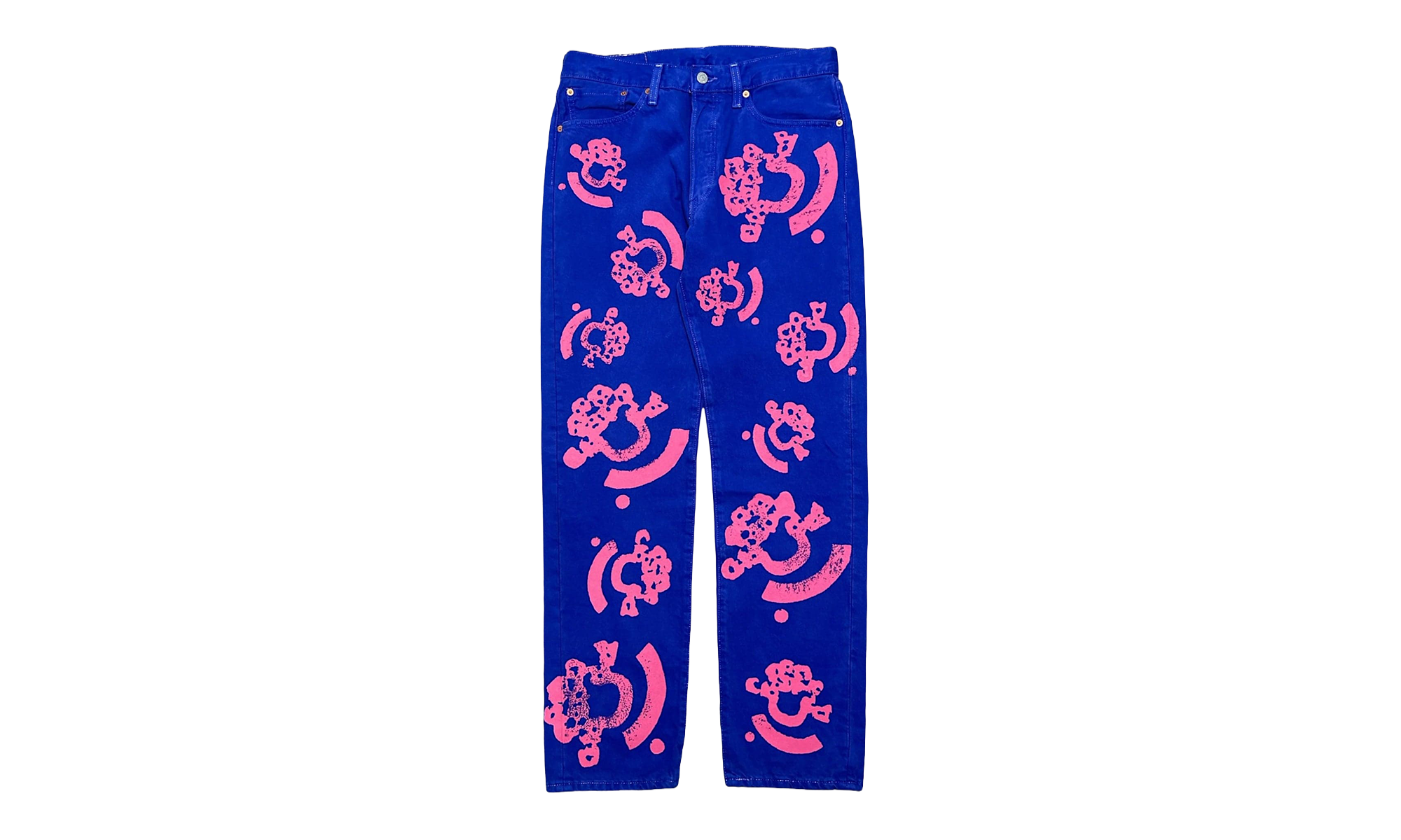 Bstroy Levi’s 501 Cotton Wreath Logo Jeans "Blue/Pink" DT372