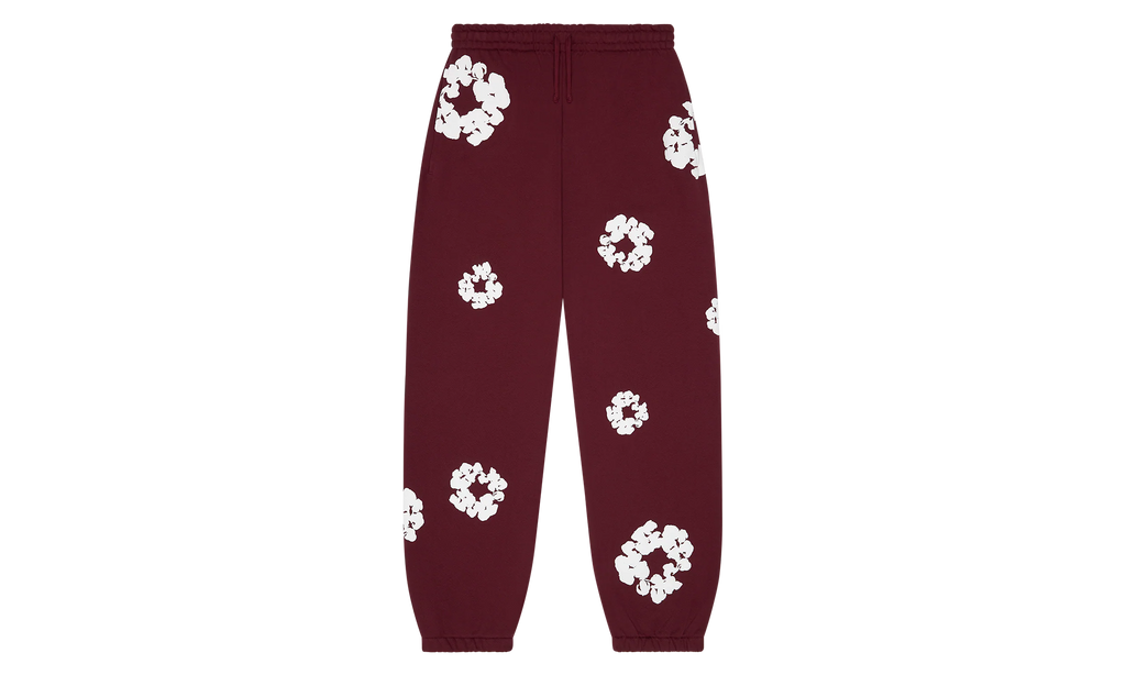 Cotton Wreath Sweatpants "Burgundy" DT251