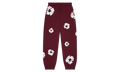 Cotton Wreath Sweatpants "Burgundy" DT251