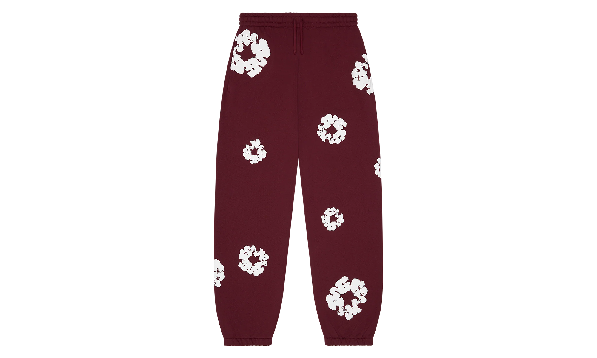 Cotton Wreath Sweatpants "Burgundy" DT251