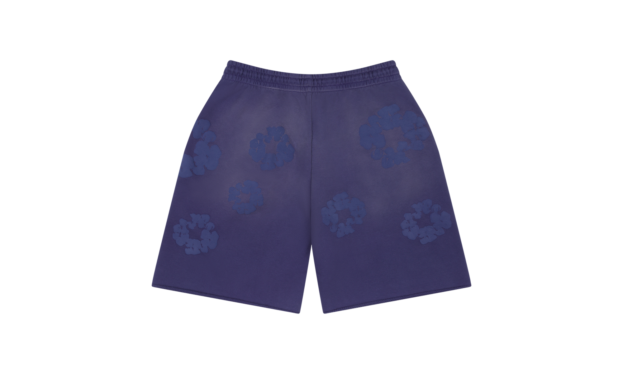 Mono Cotton Wreath Sweat Shorts "Washed Blue" DT106