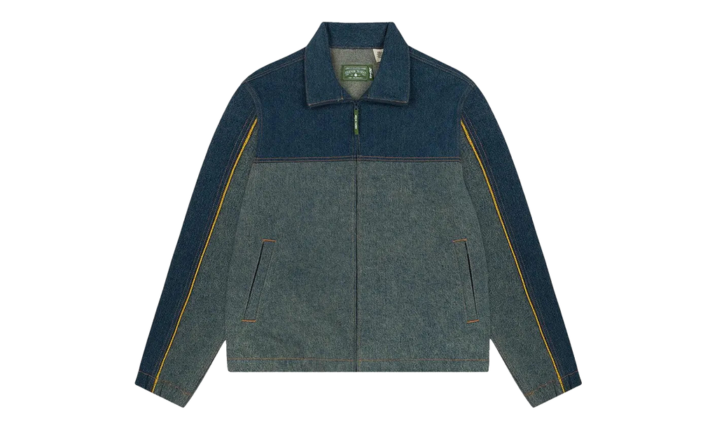 Levi's Cotton Fleur De-Lis Denim Track Jacket "Light Wash" DT513