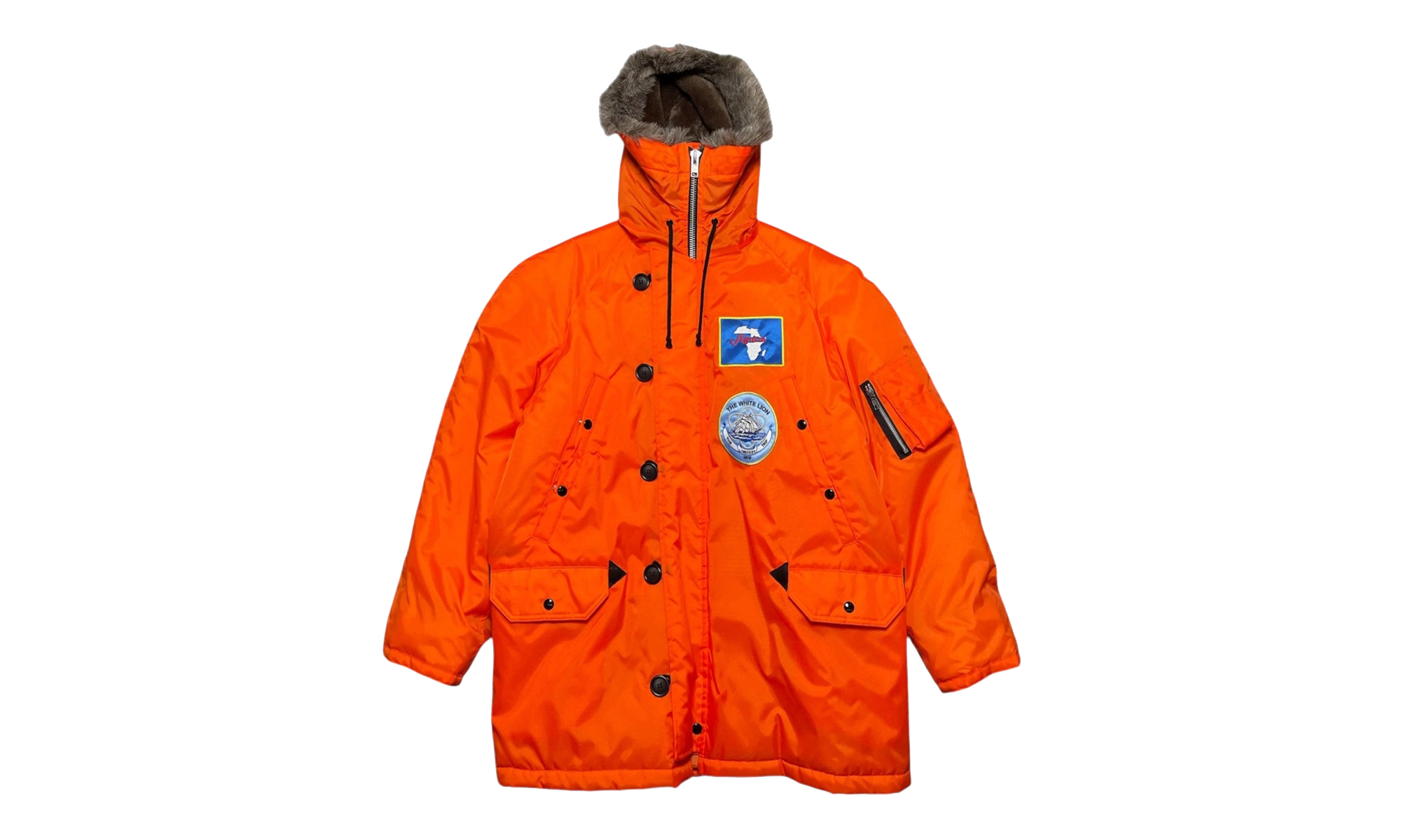 Longest Trip Patch Parka Jacket "Orange" DT610