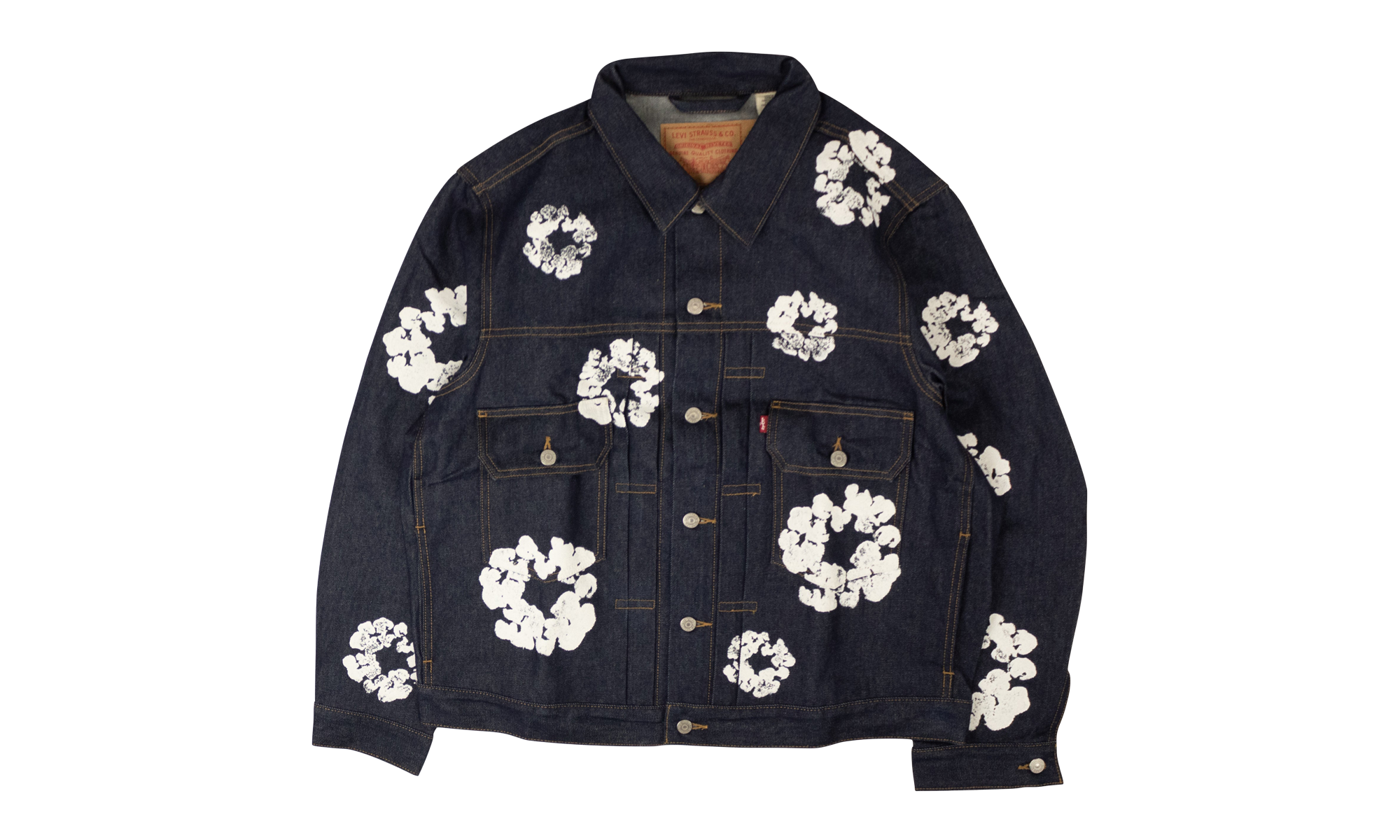 All Over Wreath Jacket "Blue" 802_0005_30