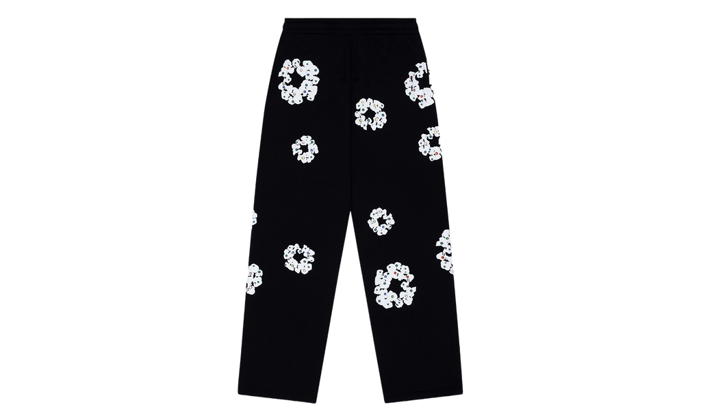 Rhinestone Sweatpants "FW25 - Black" DT420