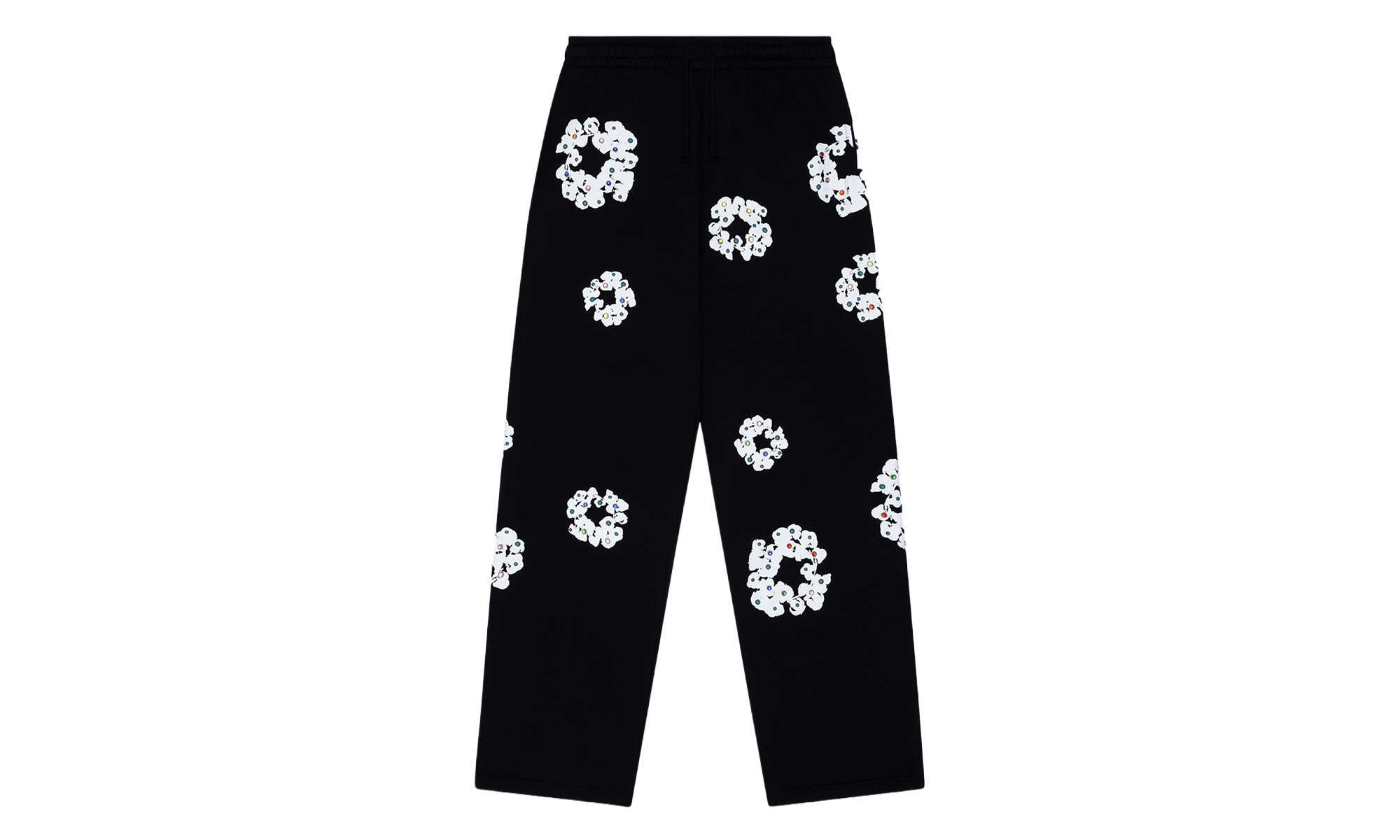 Rhinestone Sweatpants "FW25 - Black" DT420