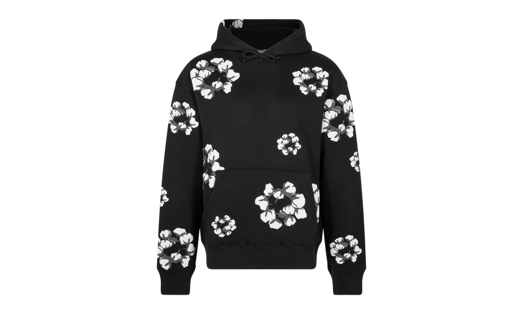 Cactus Tears Wreath Hoodie "Black" DT042