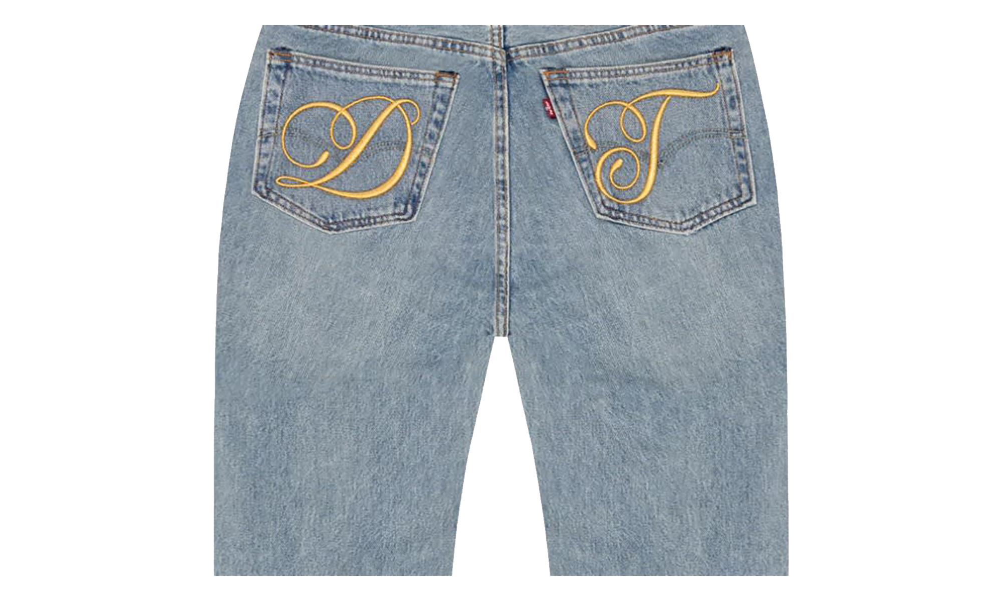 DT Metallic Gold Script 501 "Light Wash" DT397