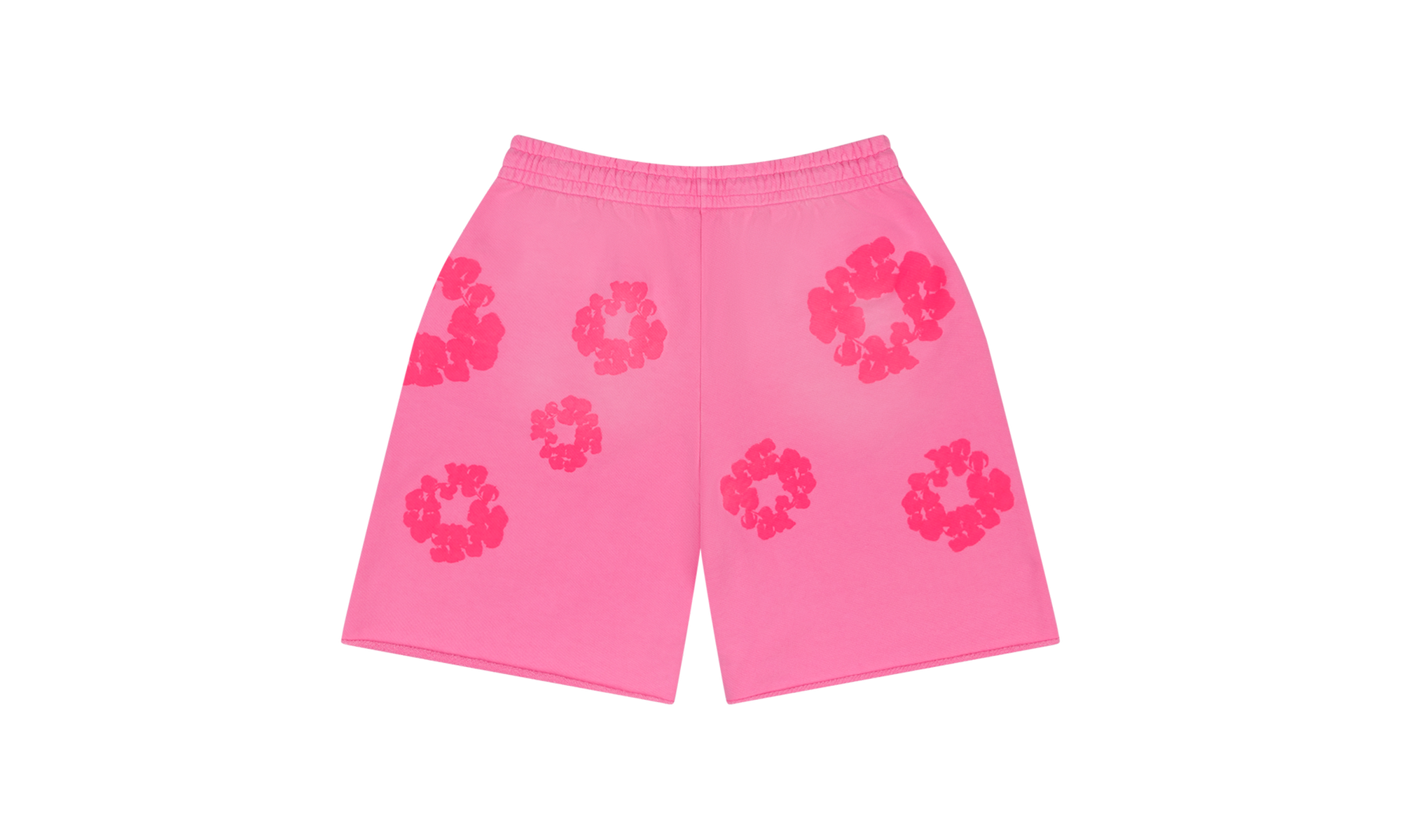 Mono Cotton Wreath Sweat Shorts "Pink" DT109