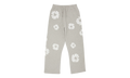 Cotton Wreath Open Hem Sweatpants "Grey" DT415