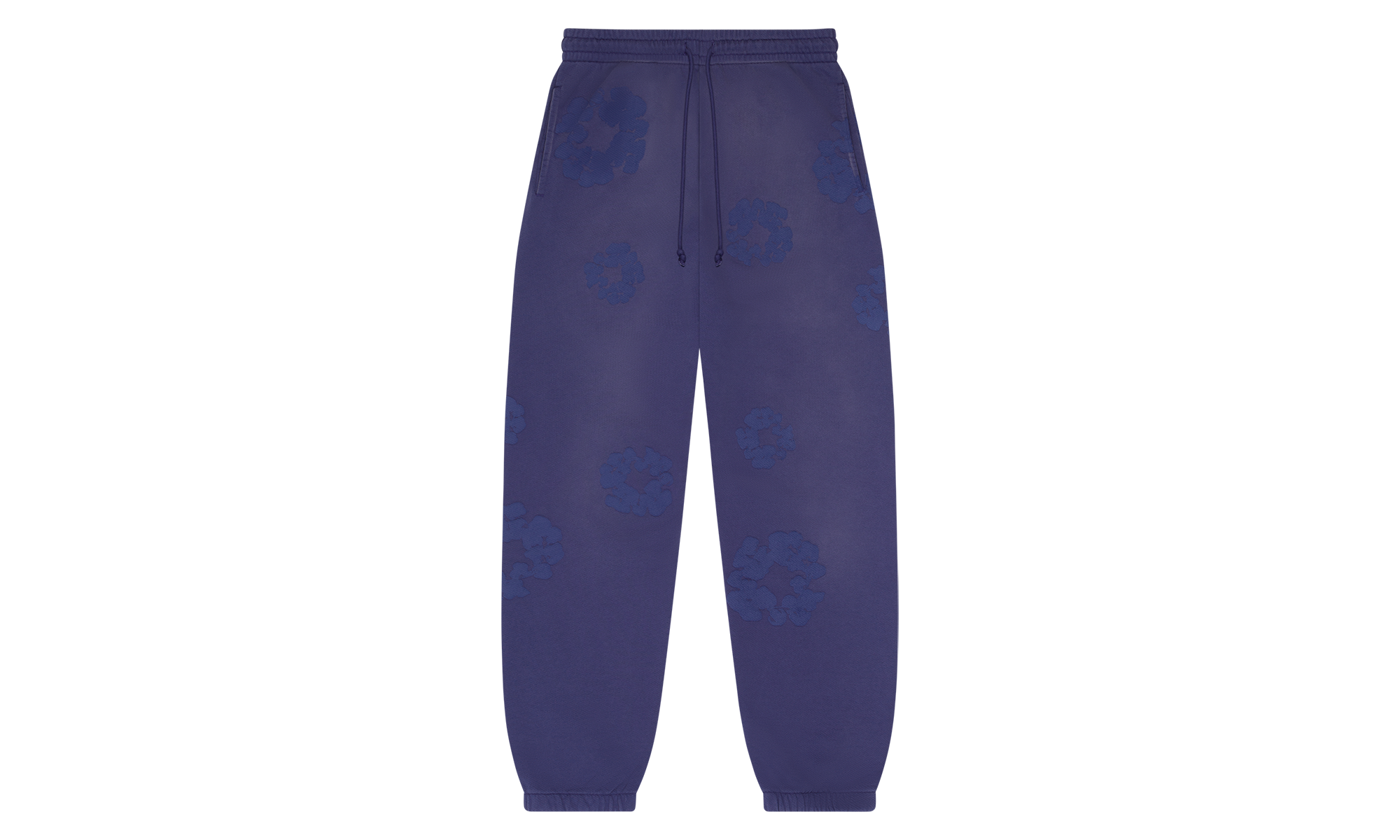 Mono Cotton Wreath Sweatpants "Washed Blue" DT105
