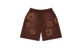 Mono Cotton Wreath Sweat Shorts "Brown" DT103