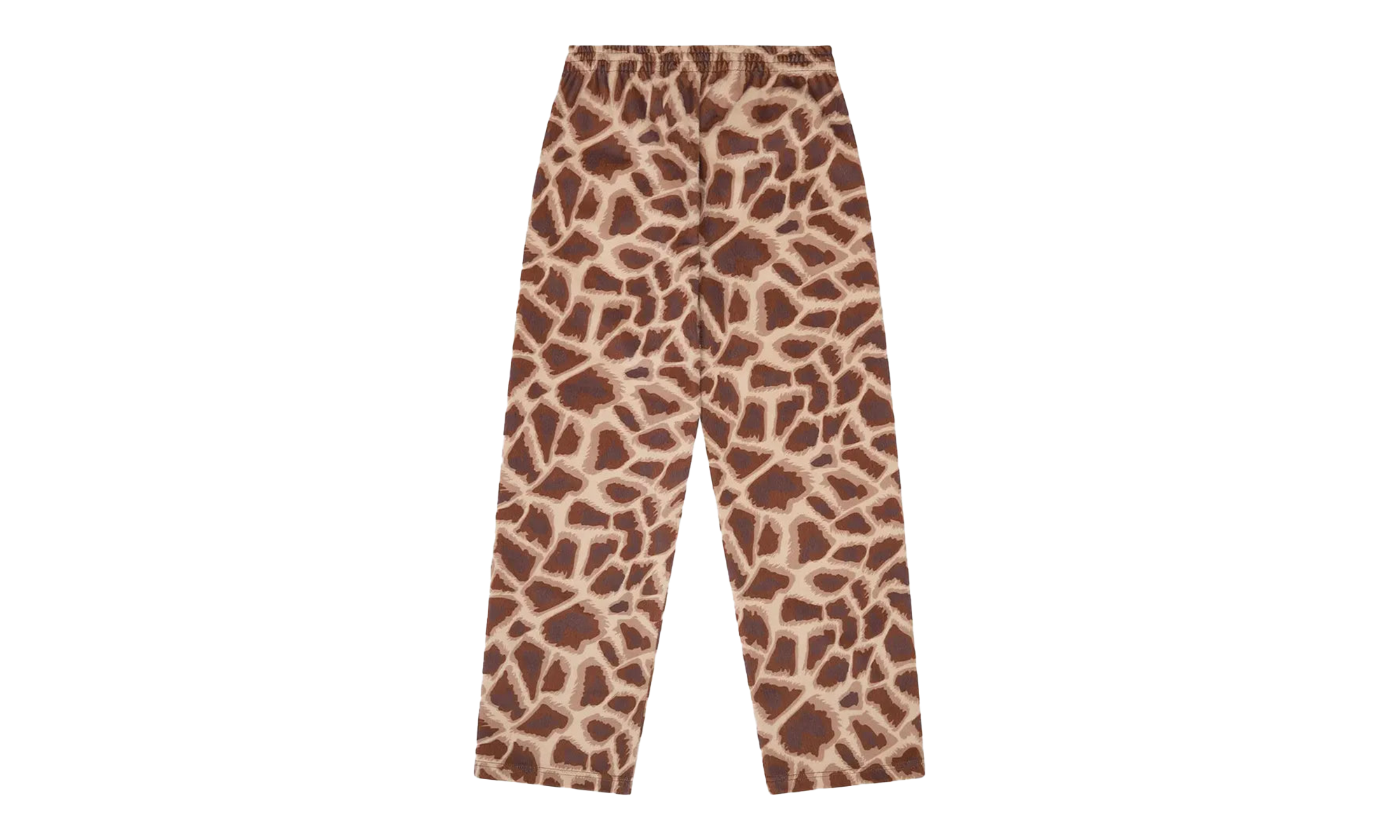 Faux Fur Giraffe Print Sweatpant "Brown" DT540