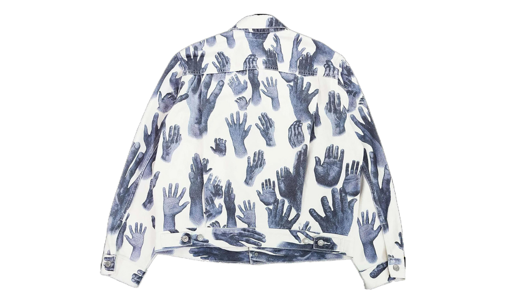 Type-2 Hands Jacket "White / Indigo" DT423