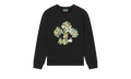Cotton Fleur De-Lis Crewneck "Charcoal" DT084