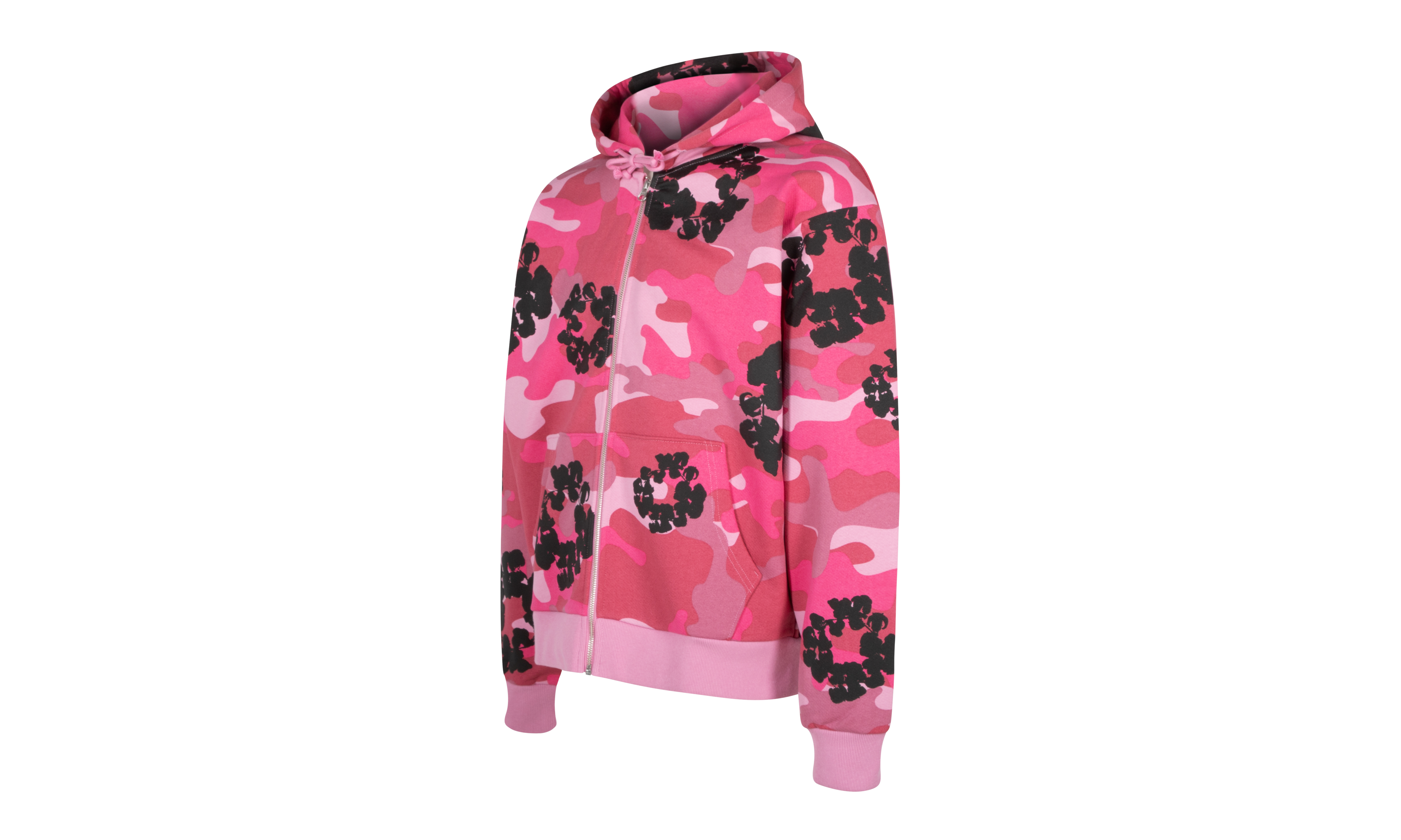 Cotton Wreath Hoodie "Pink Camo" DT061