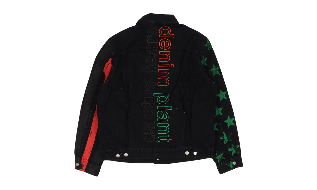 Cactus Tears Denim Plant Jacket "4th Of July" DT190