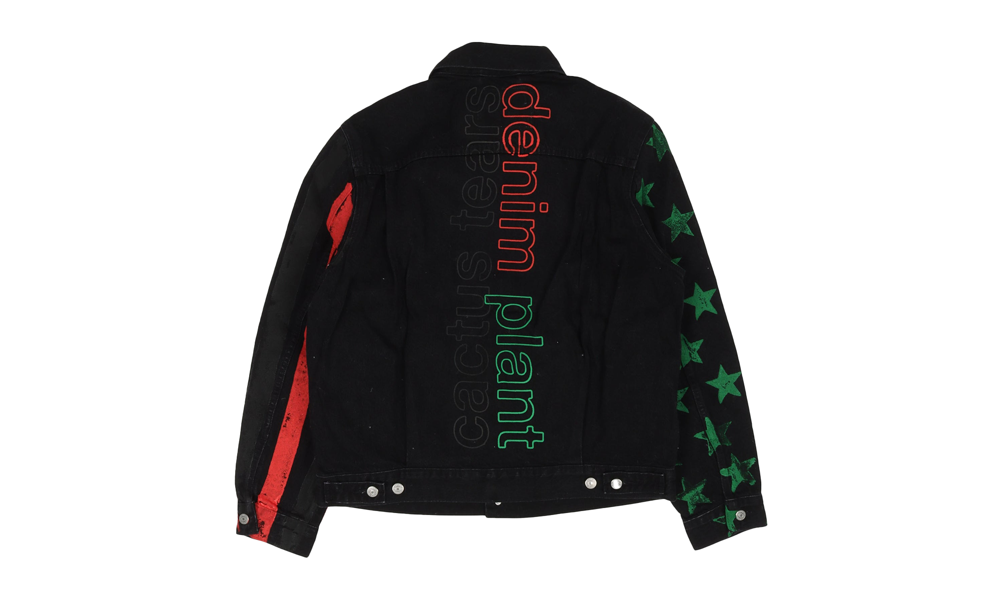 Cactus Tears Denim Plant Jacket "4th Of July" DT190