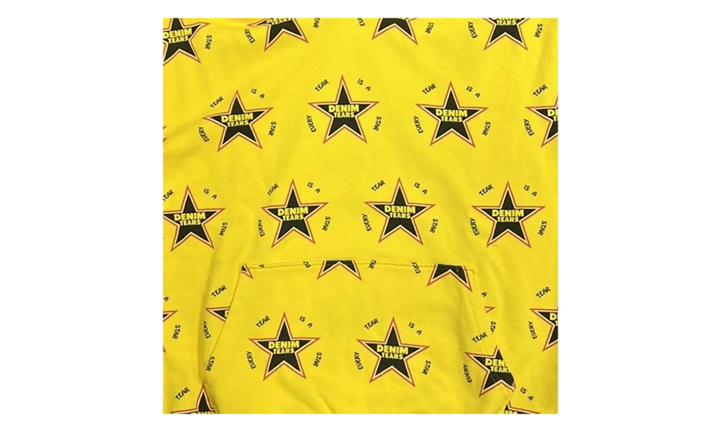 Every Tear Is A Star Hoodie "Yellow" DT596