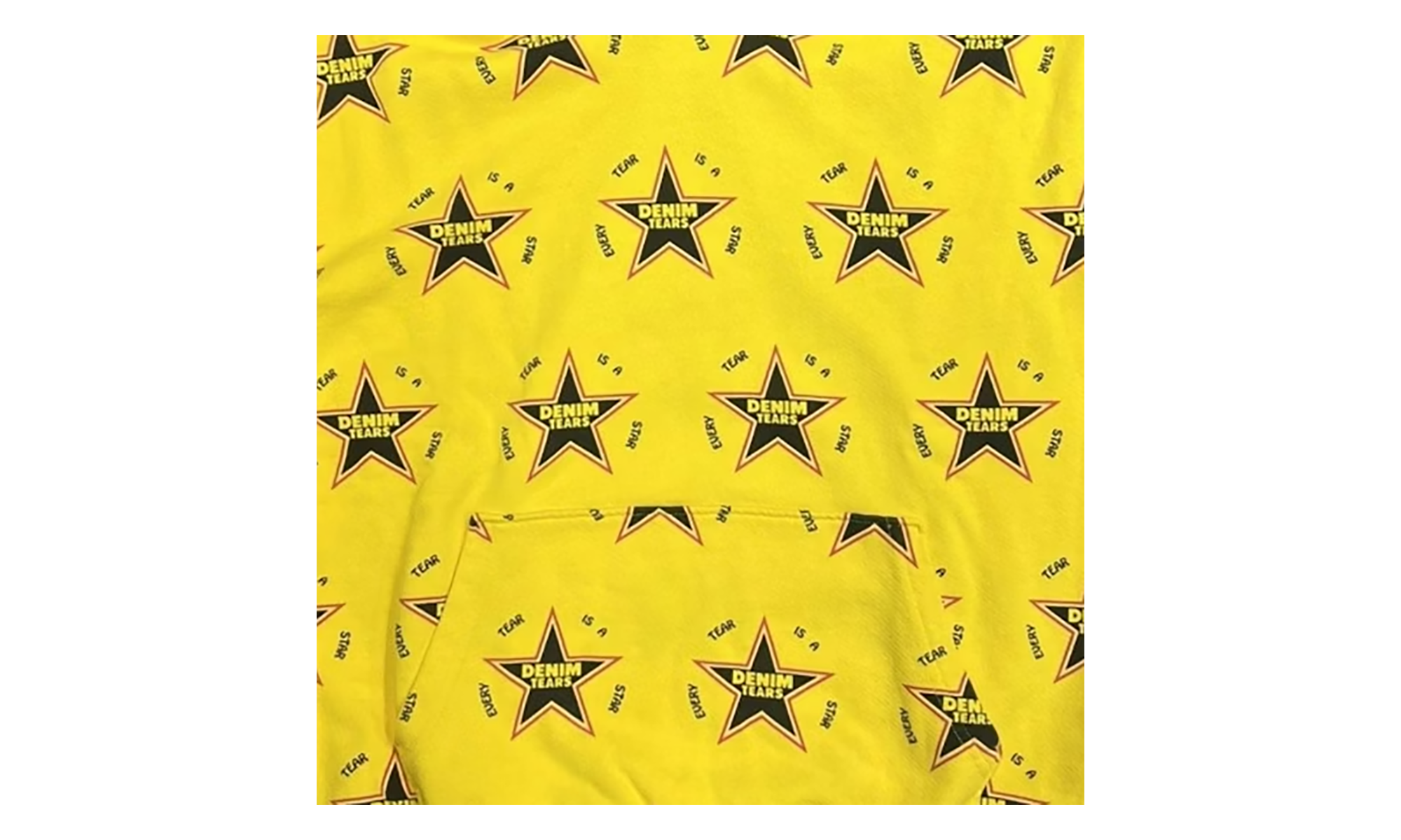Every Tear Is A Star Hoodie "Yellow" DT596