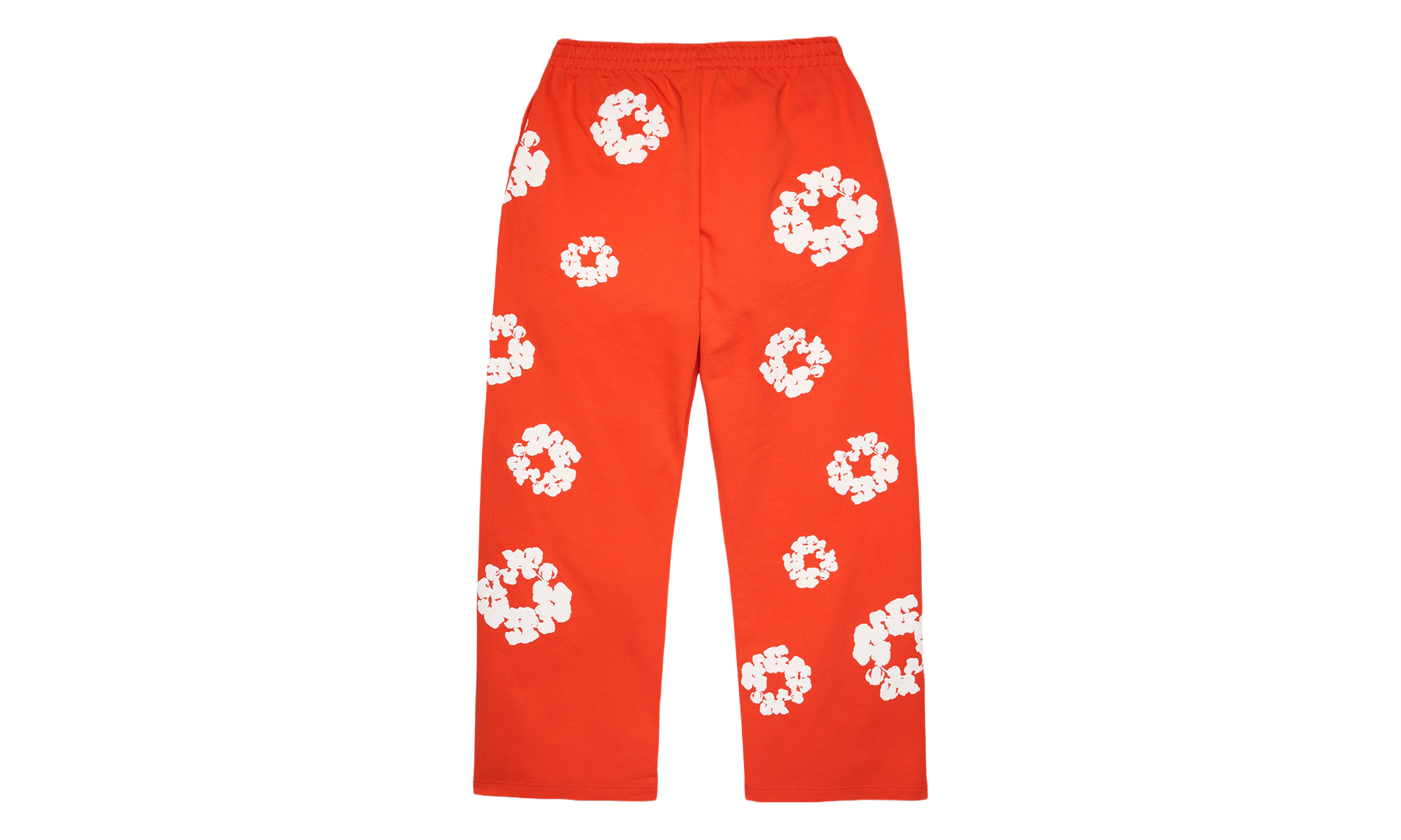 Cotton Wreath Baggy Sweatpants "Dark Orange" DT619