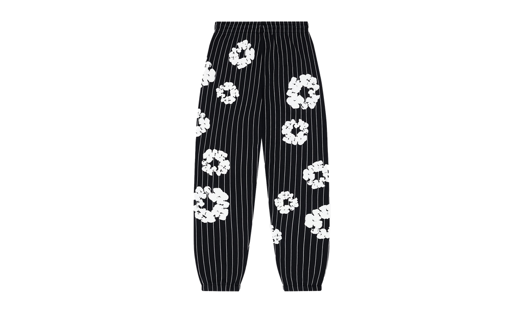 Pinstripe Wreath Sweatpants "Black" DT240