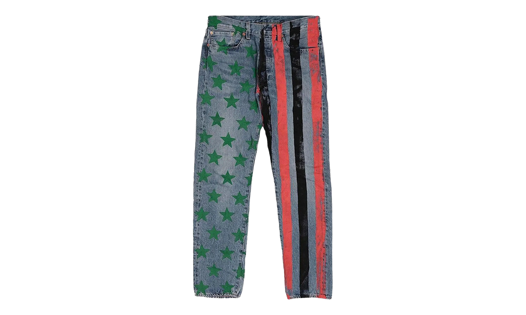 Cactus Plant Flea Market 4th of July Denim Jeans "Blue" DT378