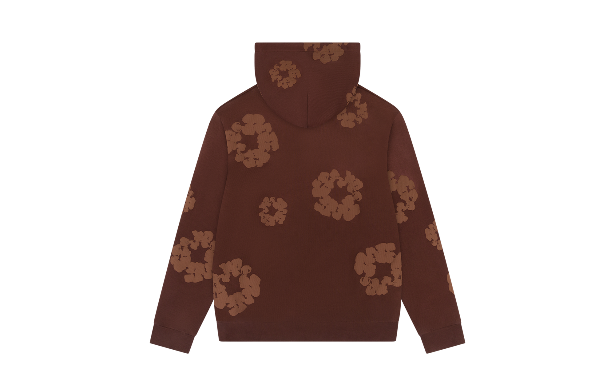 Mono Cotton Wreath Hoodie "Brown" DT101