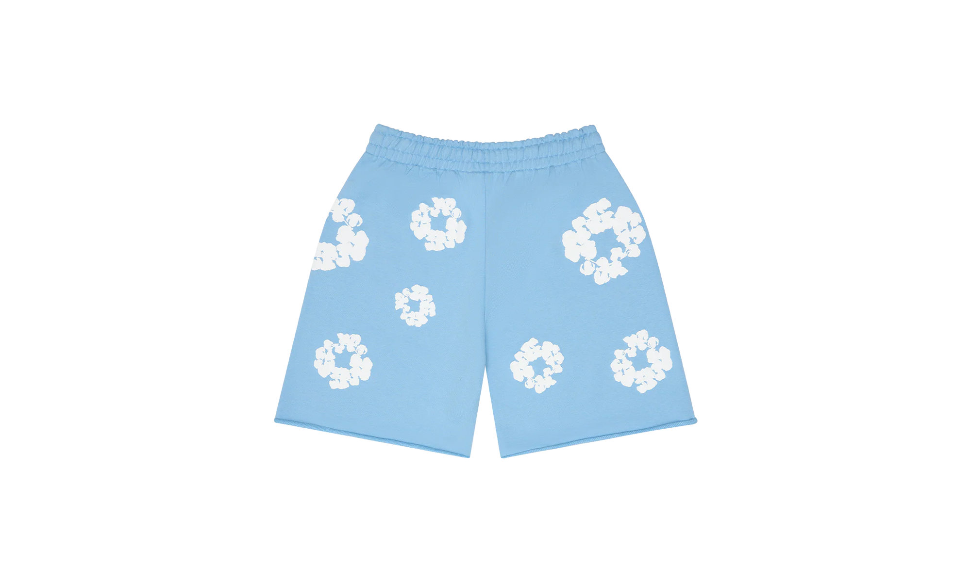 Cotton Wreath Sweatshorts "Light Blue" DT257