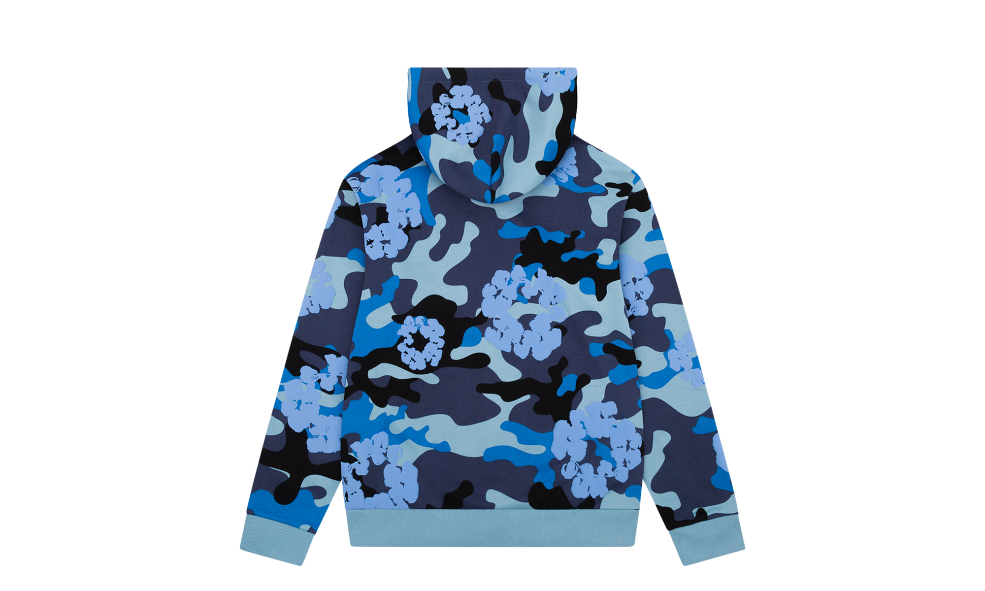 Cotton Wreath Zip Hoodie "Camo" DT127