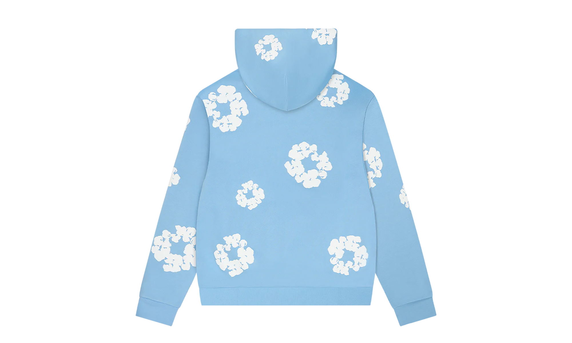 Cotton Wreath Hoodie "Light Blue" DT255