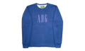 ADG Inc. Long Sleeve Thermal Sweatshirt "Navy" DT533