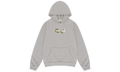 Cotton Floral Logo Hoodie "Grey" DT219