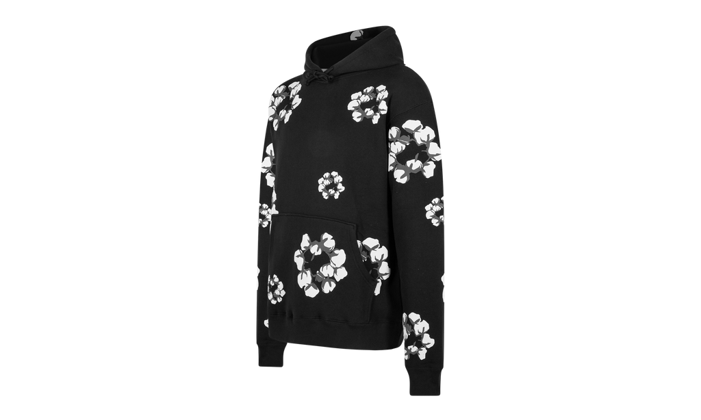 Cactus Tears Wreath Hoodie "Black" DT042
