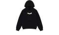 Embroidered Floral Logo Hoodie "Black" DT263