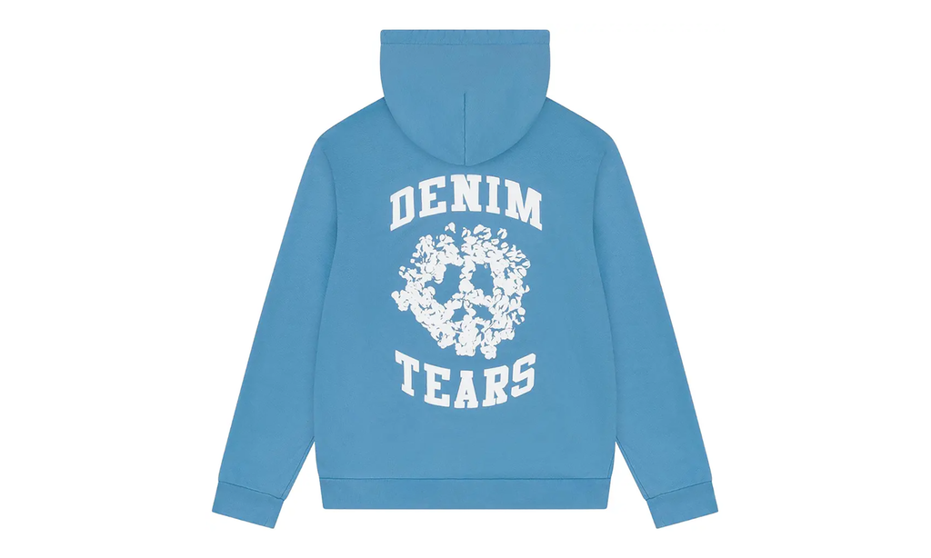 Denim University Zip Hoodie "Light Blue" DT269