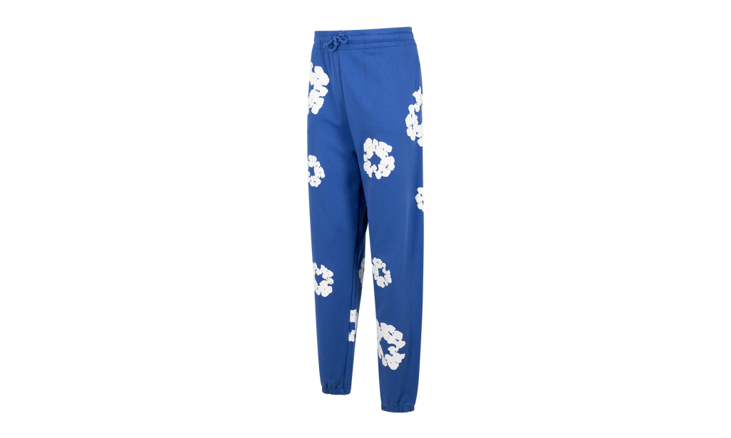 The Cotton Wreath Sweatpants "Royal Blue" DT11