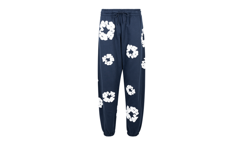 Cotton Wreath Sweatpants "Navy" DT26