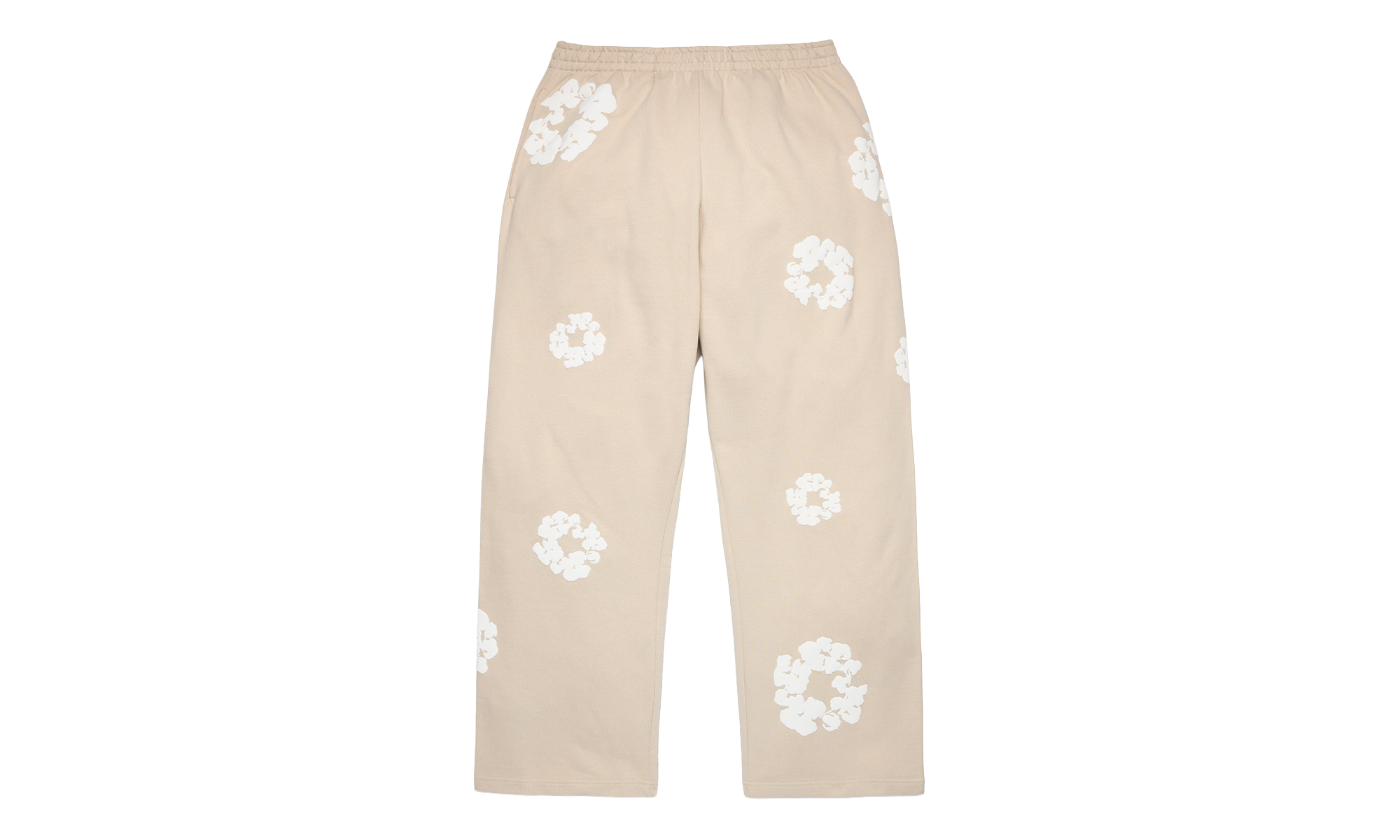 Cotton Wreath Baggy Sweatpants "Cream" DT614
