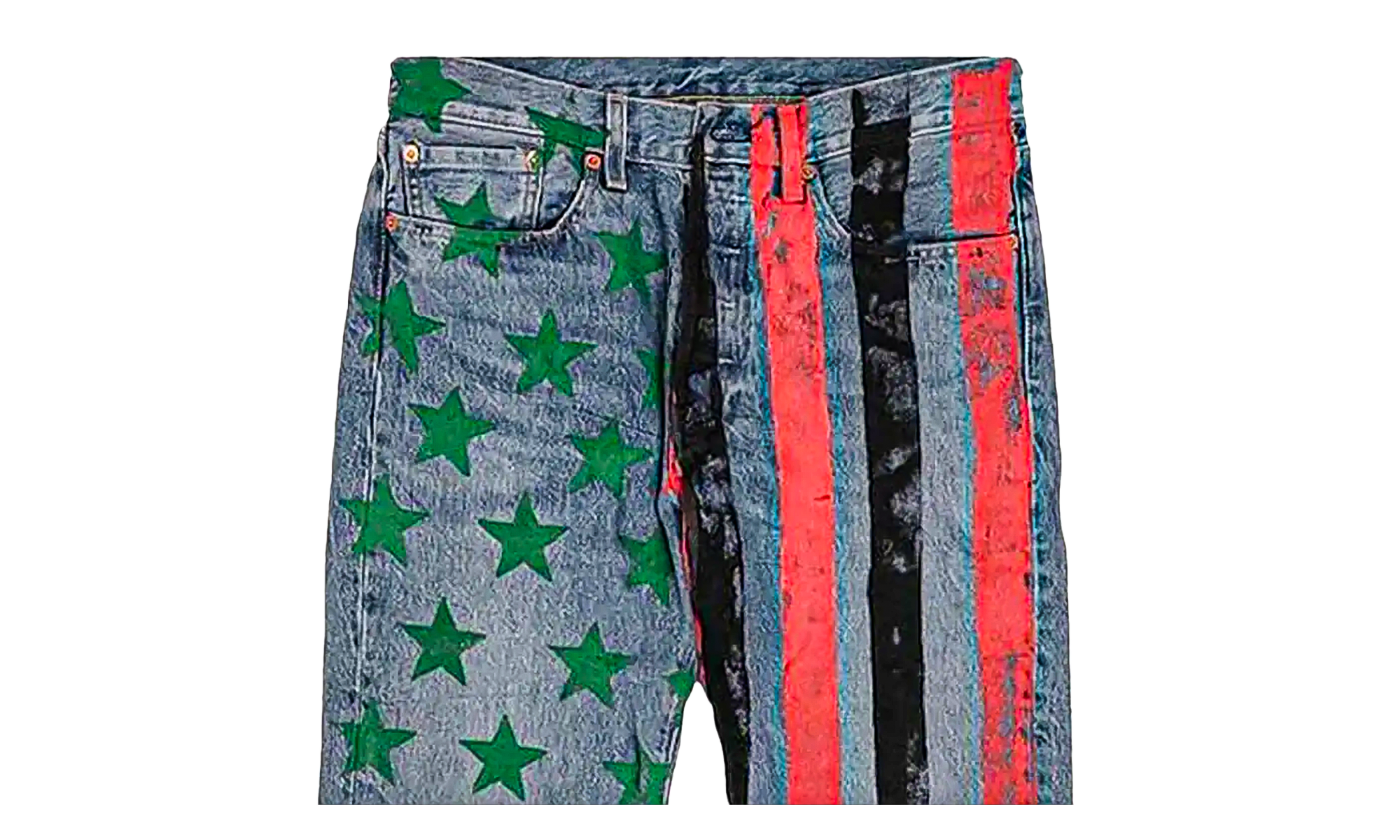 Cactus Plant Flea Market 4th of July Denim Jeans "Blue" DT378
