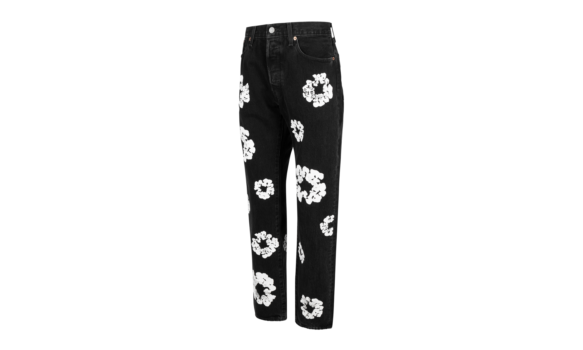 The Cotton Wreath Denim Jeans "Black" DT23
