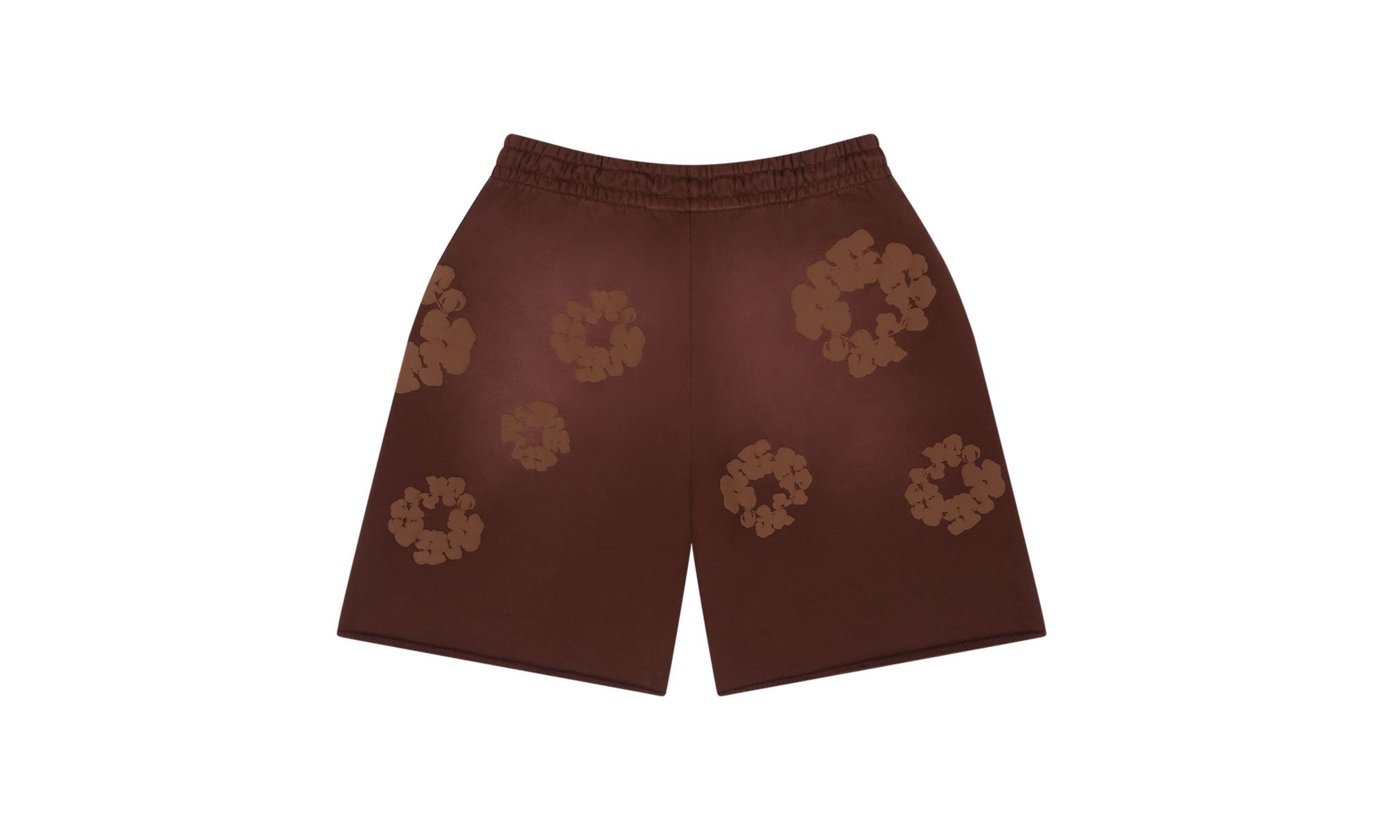 Mono Cotton Wreath Sweat Shorts "Brown" DT103